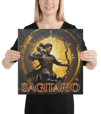 Sagitario Zodiac Sign Print Canvas