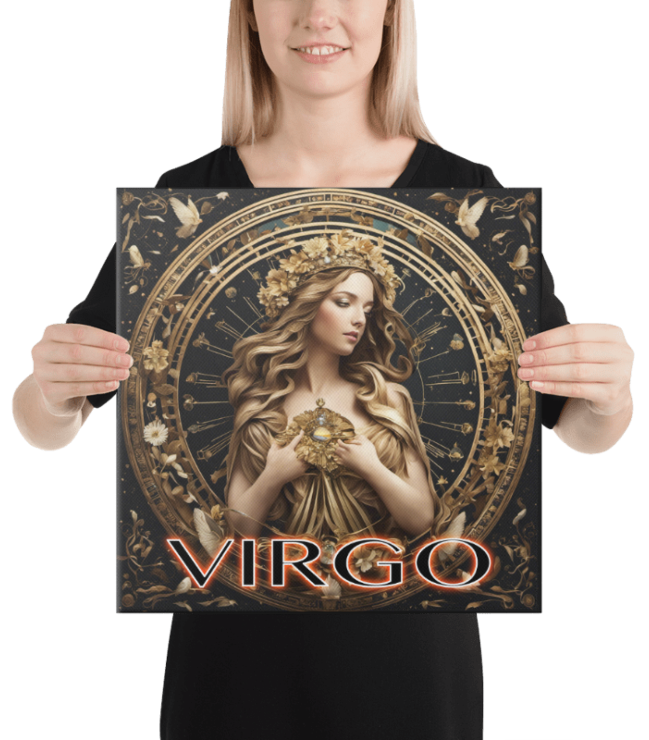 Virgo Zodiac Print On Canvas