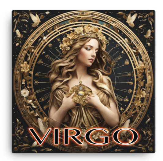 Virgo Zodiac Print On Canvas