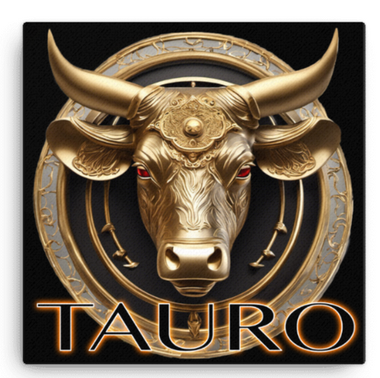 Tauro Zodiac Print On Canvas