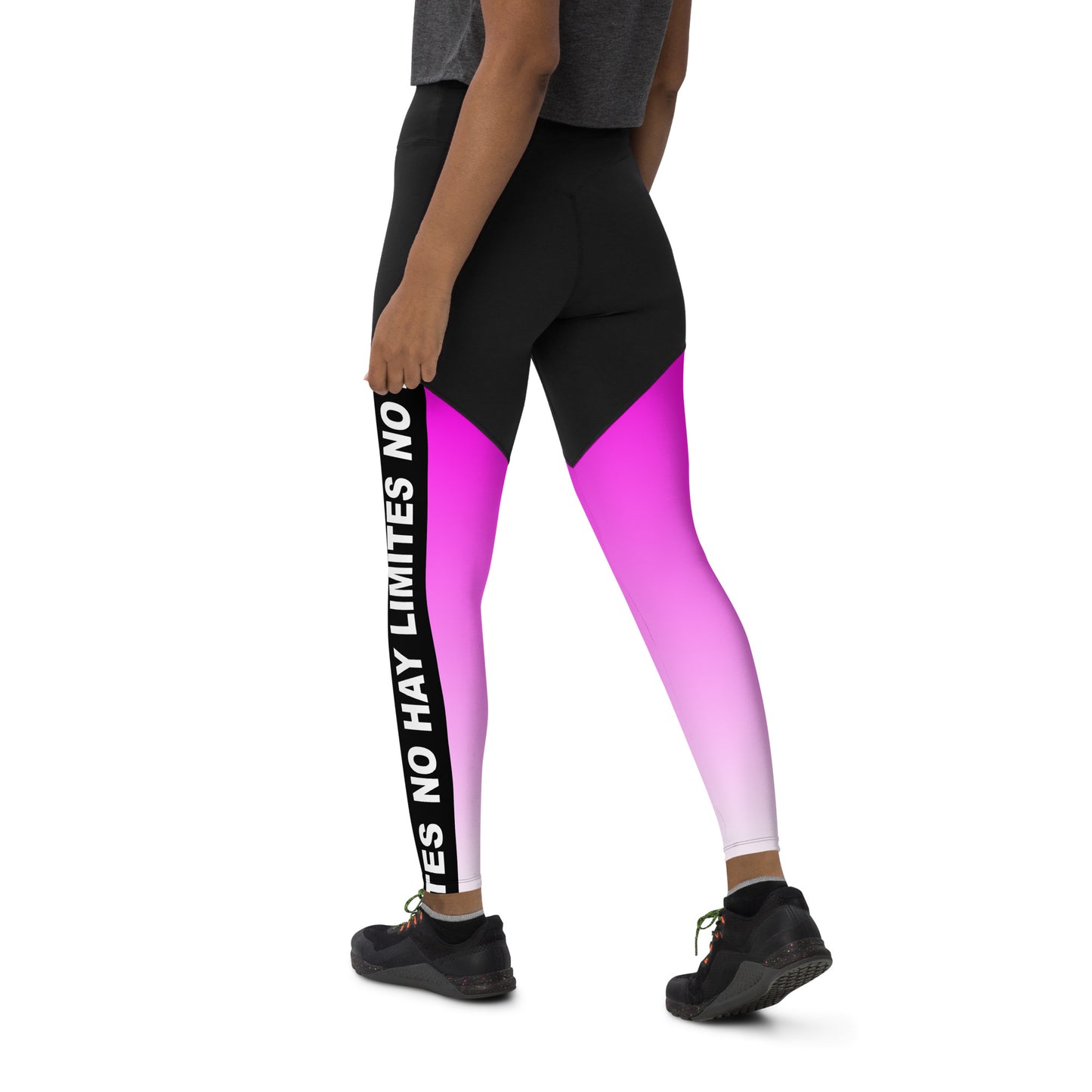 Black & Pink  No Limites Sports Leggings