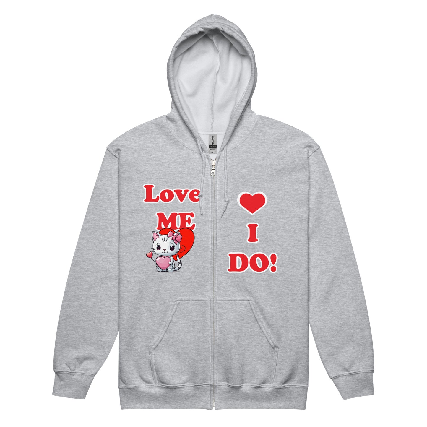 Love me, I do!Unisex heavy blend zip hoodie