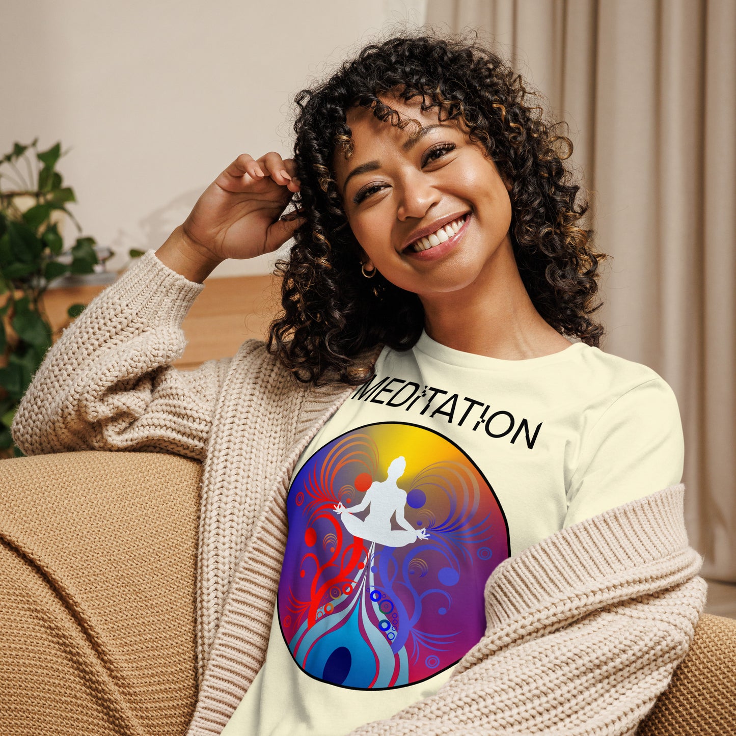 "Meditation" Women's Relaxed T-Shirt